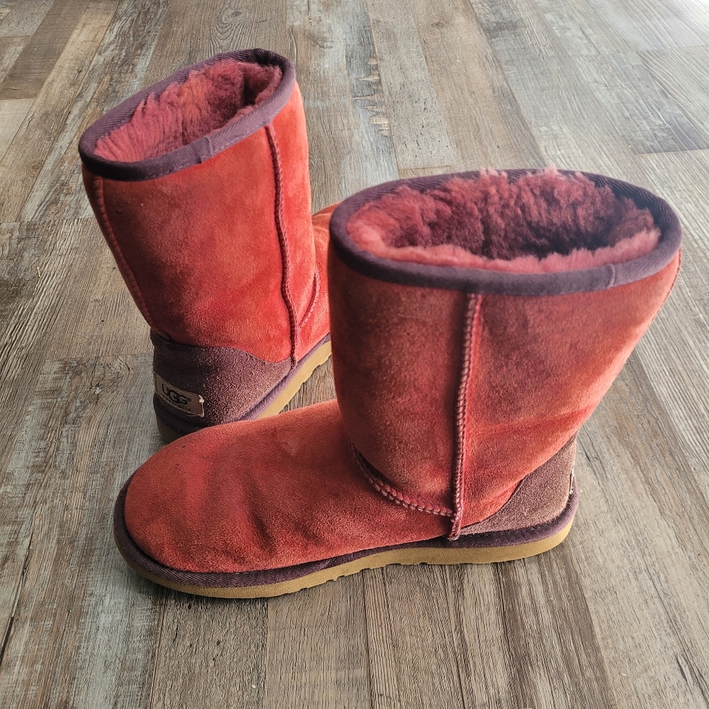 UGG Maroon Booties
